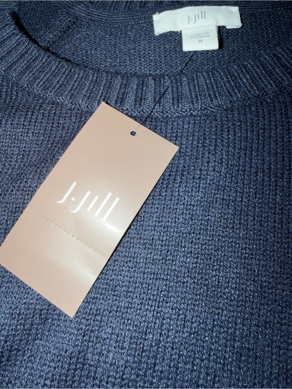 J. Jill Women’s Navy Crewneck Sweater